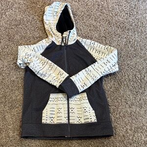 Burton Hoodie - Cream and Black
